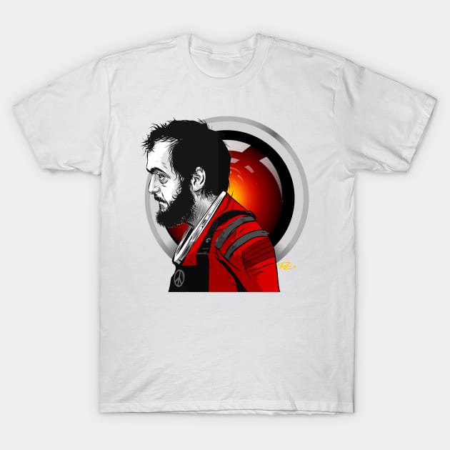 Stanley Kubrick - An illustration by Paul Cemmick T-Shirt by PLAYDIGITAL2020